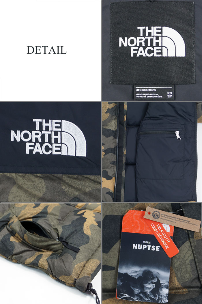 ノースフェイス 1996 レトロ ヌプシ ダウンジャケット THE NORTH FACE 1996 RETORO NUPTSE ワックスカモ