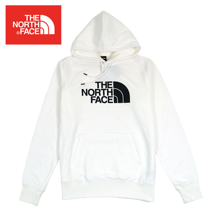 ノースフェイス ビッグロゴ ハーフドーム フーディー THE NORTH FACE Half Dome Logo Hoodie ホワイト