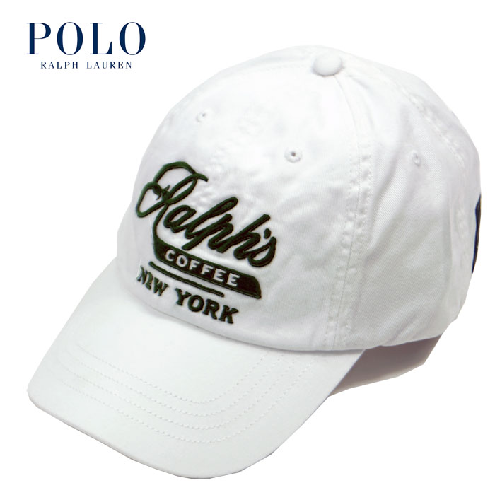 ラルフローレン ラルフローレン ラルフズコーヒー POLO Ralph Lauren RALPH'S COFFEE SHOP キャップ ホワイト