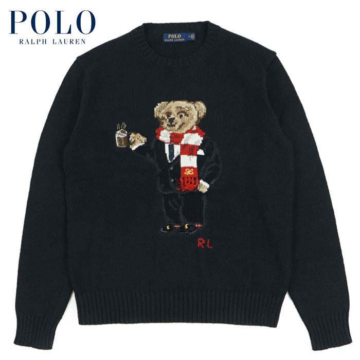 ラルフローレン POLO Ralph Lauren ポロベアー セーター ブラック スーツ&マフラー