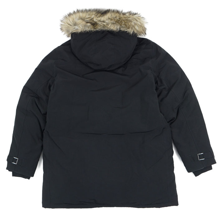ラルフローレン POLO by Ralph Lauren トリミングシェル ダウン コート Faux Fur Hooded Down Parka BLACK