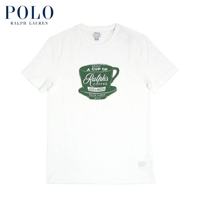 ラルフローレン ラルフズコーヒー Tシャツ POLO Ralph Lauren RALPH'S COFFEE Tシャツ/WHITE