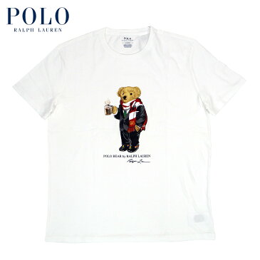 ラルフローレン POLO Ralph Lauren ポロベアー Tシャツ タキシードマフラー ホワイト