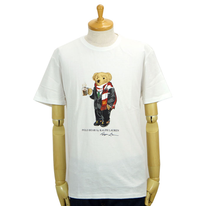 ラルフローレン POLO Ralph Lauren ポロベアー Tシャツ タキシードマフラー ホワイト