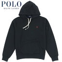 ポロ ラルフローレン パーカー メンズ ラルフローレン POLO Ralph Lauren 前V スウェット パーカー ブラック