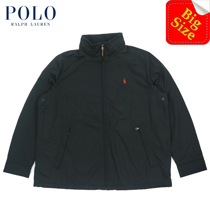 ラルフローレン POLO Ralph Lauren ペリー フリースライニング ウインドブレーカー ジャケット BLACK