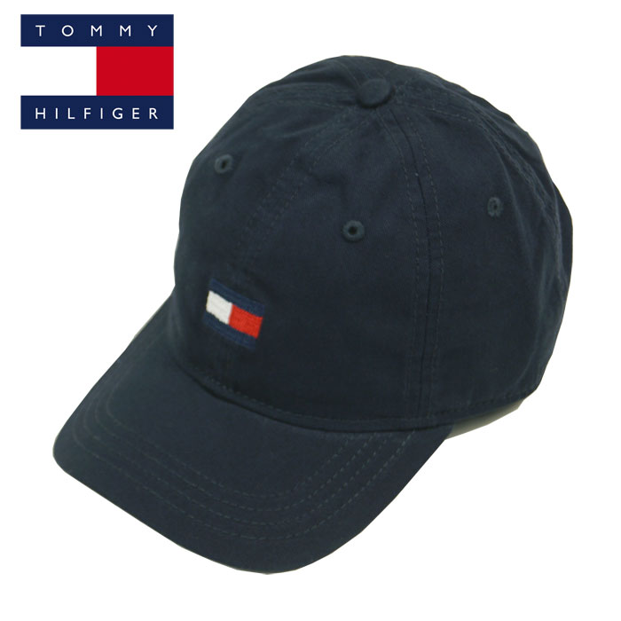 トミー ヒルフィガー キャップ メンズ トミーヒルフィガー 刺繍ワンポイントロゴ キャップ TOMMY HILFIGER LOGO CAP ネイビー