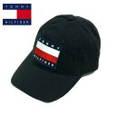 トミーヒルフィガー ロゴ ワッペン キャップ TOMMY HILFIGER LOGO CAP ブラック