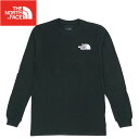 ノースフェイス スローバック ロングスリーブTシャツ THE NORTH FACE THROWBACK TEE ブラック