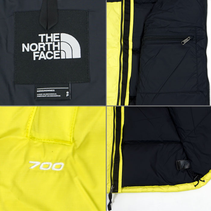 ノースフェイス 1996 レトロ ヌプシ ダウン ベスト NORTH FACE 1996 RETRO NUPTSE VEST SULPHUR SPR GRN