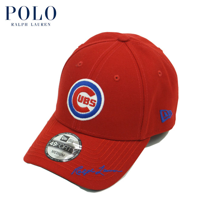 ラルフローレン ラルフローレン POLO Ralph Lauren MLB シカゴカブス ニューエラ キャップ レッド