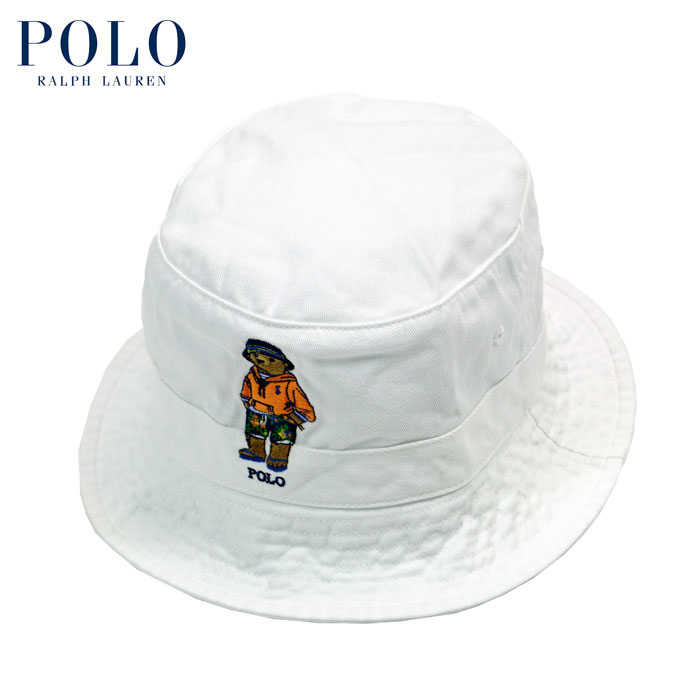 ポロ ラルフ ローレン ラルフローレン POLO Ralph Lauren ポロ ビッグ ポロベアー ハット サマースタイル ホワイト