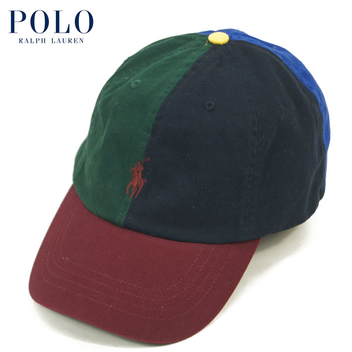 ラルフローレン ラルフローレン POLO Ralph Lauren ワンポイントポニー マルチカラー キャップ