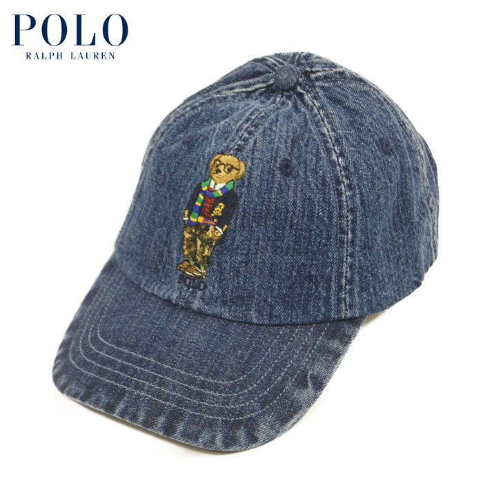 ラルフローレン POLO Ralph Lauren ポロ ビッグ ポロベアー キャップ IVYスタイル デニムのサムネイル