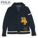 ラルフローレン ラルフローレン POLO Ralph Lauren レタード カーディガン ネイビー