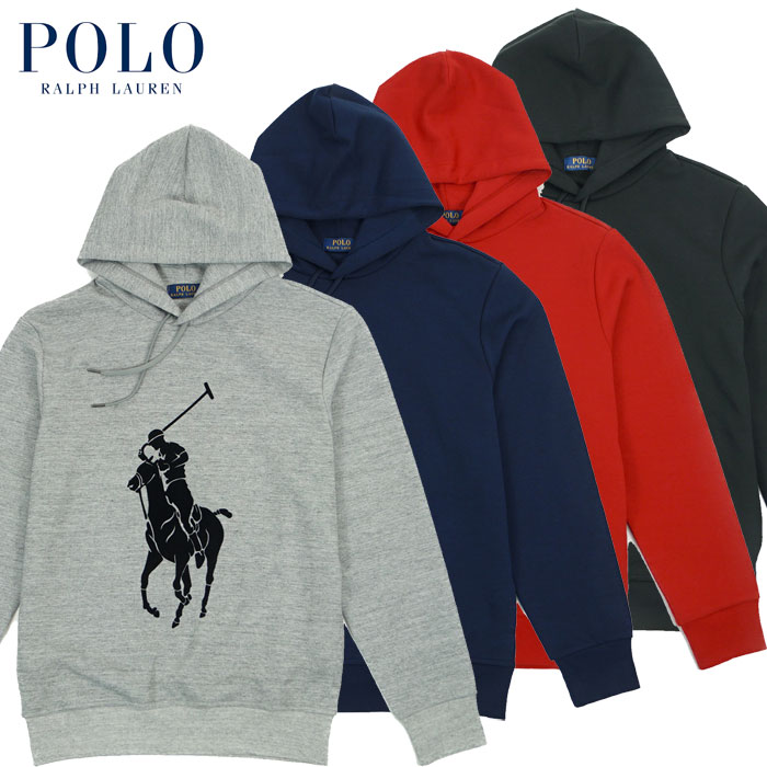 ラルフローレン POLO Ralph Lauren フロッキープリント ジャージ スウェット パーカー