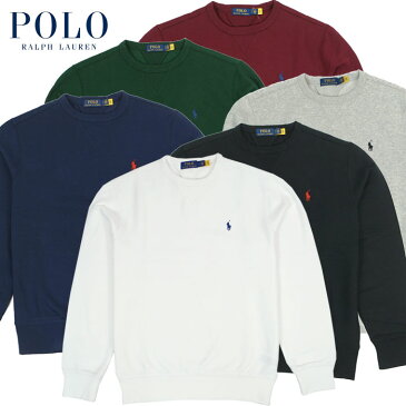 ラルフローレン POLO Ralph Lauren ワンポイントポニー クルーネック 両V スウェット 6カラー