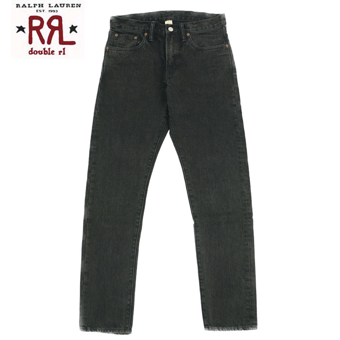 ダブルアールエル RRL ラルフローレン スリムナロー ブラック ジーンズ DOUBLE RL SLIM NARROW ブラック