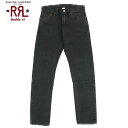 ラルフローレン ダブルアールエル RRL ラルフローレン スリムナロー ブラック ジーンズ DOUBLE RL SLIM NARROW ブラック