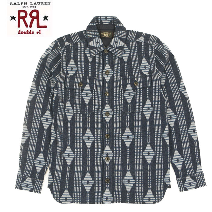 RRL ラルフローレン DOUBLE RL ダブルアールエル ウール シャツ ジャケット