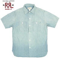 ダブルアールエル RRL ラルフローレン DOUBLE RL シャンブレー 半袖 シャツ