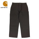 J[n[g [YtBbg _uj[ yC^[pc CARHARTT LOOSE FIT FIRM DUCK DOUBLE FRONT UTILITY WORK PANT BN0136-M