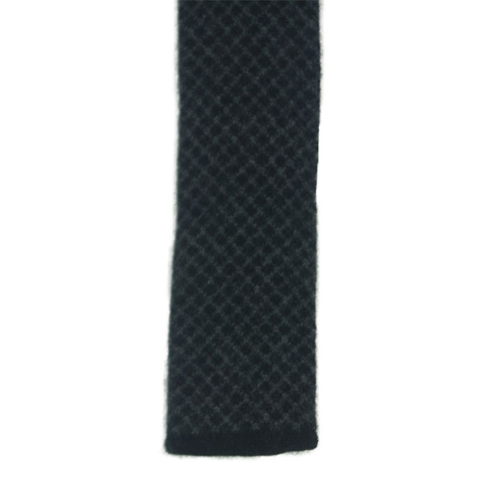 パープルレーベル ラルフローレンPURPLELABEL RalphLauren イタリア製 ハンドメイド カシミヤ ネクタイ ブラック