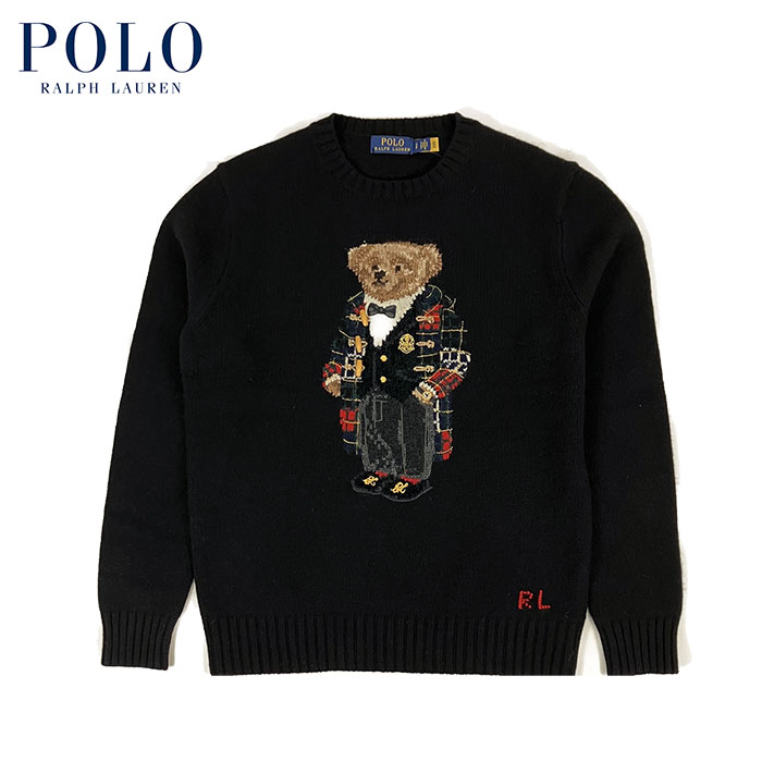 ラルフローレン ラルフローレン POLO Ralph Lauren ポロベアー カシミア セーター ブラック ダッフルコート