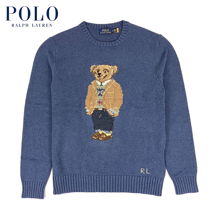 ラルフローレン ラルフローレン POLO Ralph Lauren ポロベアー セーター ハンティングジャケット ネイビーヘザー