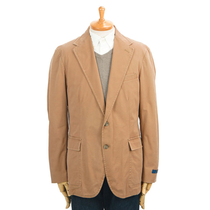 ラルフローレン Ralph Lauren コットン テーラード ジャケット ブラウン