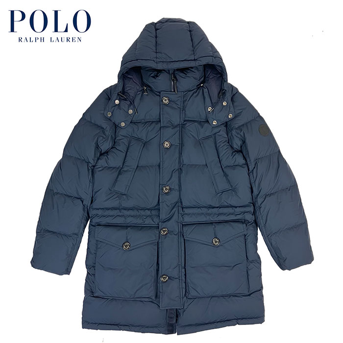 ラルフローレン ラルフローレン POLO by Ralph Lauren フード付き ダウン コート HOODED DOWN JACKET ネイビー