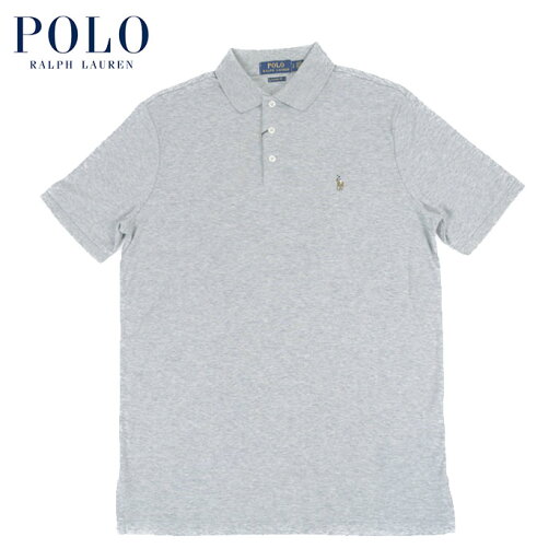 ラルフローレン POLO Ralph Lauren クラシック フィット コットンジャージ ソフトタッチ ポロシャツ ヘザーグレー ラルフローレン POLO Ralph Lauren クラシック フィット コットンジャージ ソフトタッチ ポロシャツ ヘザーグレー
