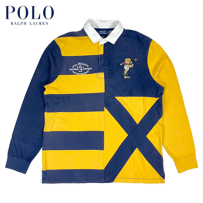 ե POLO Ralph Lauren ݥ٥ 饬 Ralph lauren Polo bear RUGBY SHIRTS