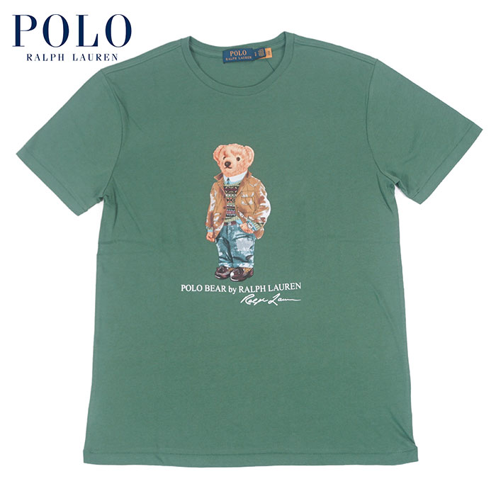 ラルフローレン POLO Ralph Lauren ポロベアー Tシャツ ハンティングジャケット グリーン