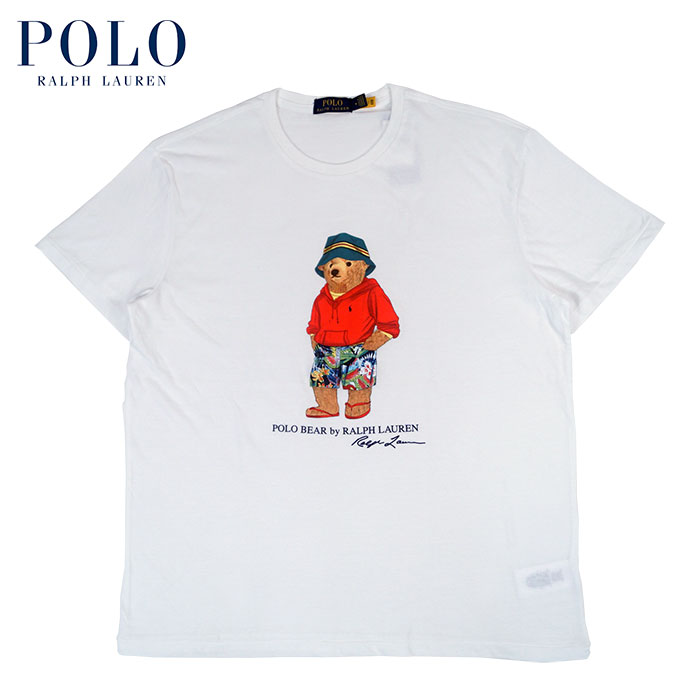 ラルフローレン POLO Ralph Lauren ポロベアー Tシャツ ビーチスタイル ホワイト