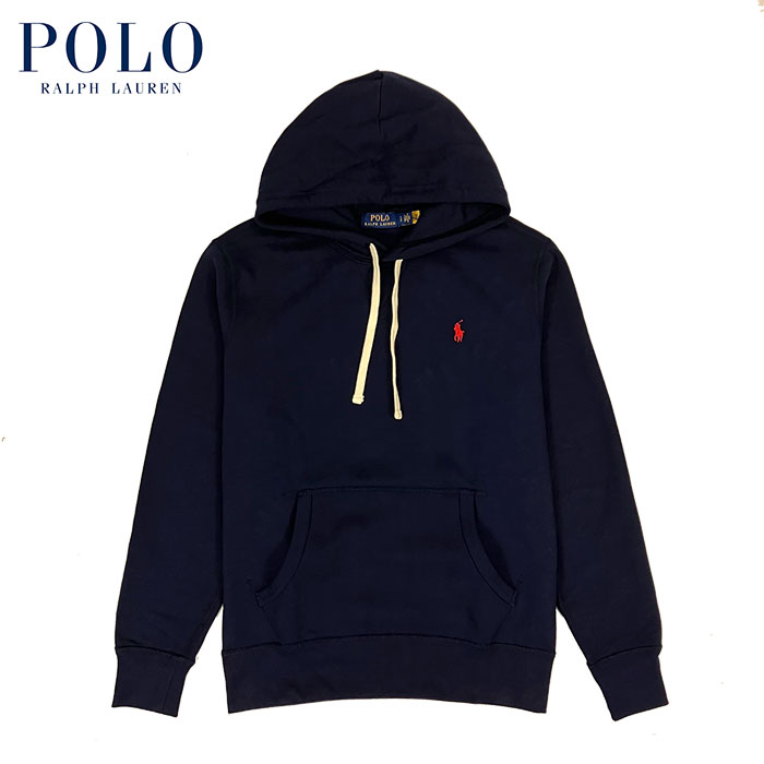 ポロ ラルフローレン パーカー メンズ ラルフローレン POLO Ralph Lauren 前V スウェット パーカー ネイビー