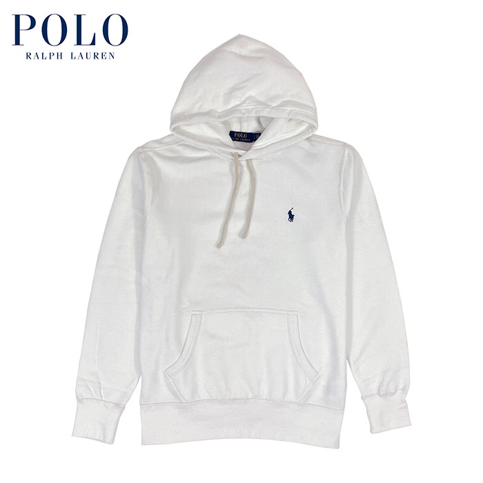 ポロ ラルフローレン パーカー メンズ ラルフローレン POLO Ralph Lauren 前V スウェット パーカー ホワイト