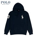 ラルフローレン POLO Ralph Lauren ビッグポニー 前V スウェット パーカー ネイビー