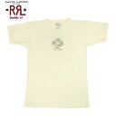 ダブルアールエル RRL ラルフローレン DOUBLE RL ネイティブロゴ バックプリント Tシャツ ナチュラル Graphic Tshirt Natural