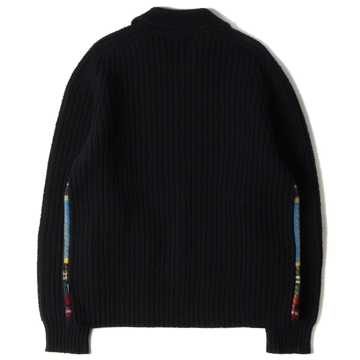 【楽天市場】Supreme シュプリーム セーター 18AW フロントチェック 柄 ジップ ニットセーター Plaid Front Zip Sweater ブラック M 【メンズ】【中古