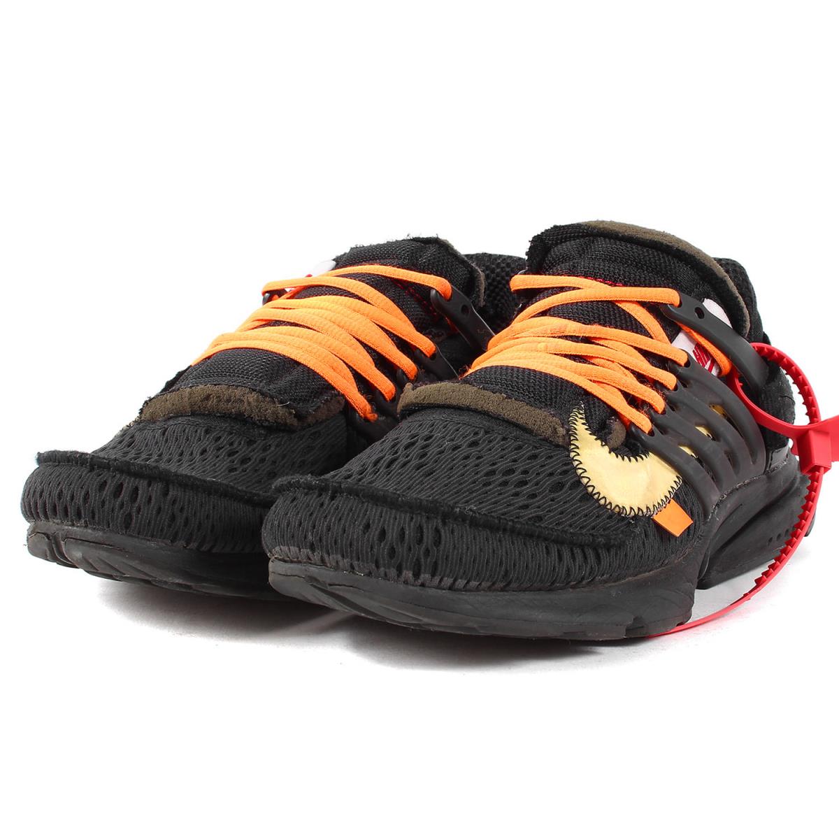 OFF-WHITE オフホワイト NIKE THE 10 : AIR PRESTO AA3830-002 18SS プレスト ブラック US9 27cm 【メンズ】【中古】【K3132】