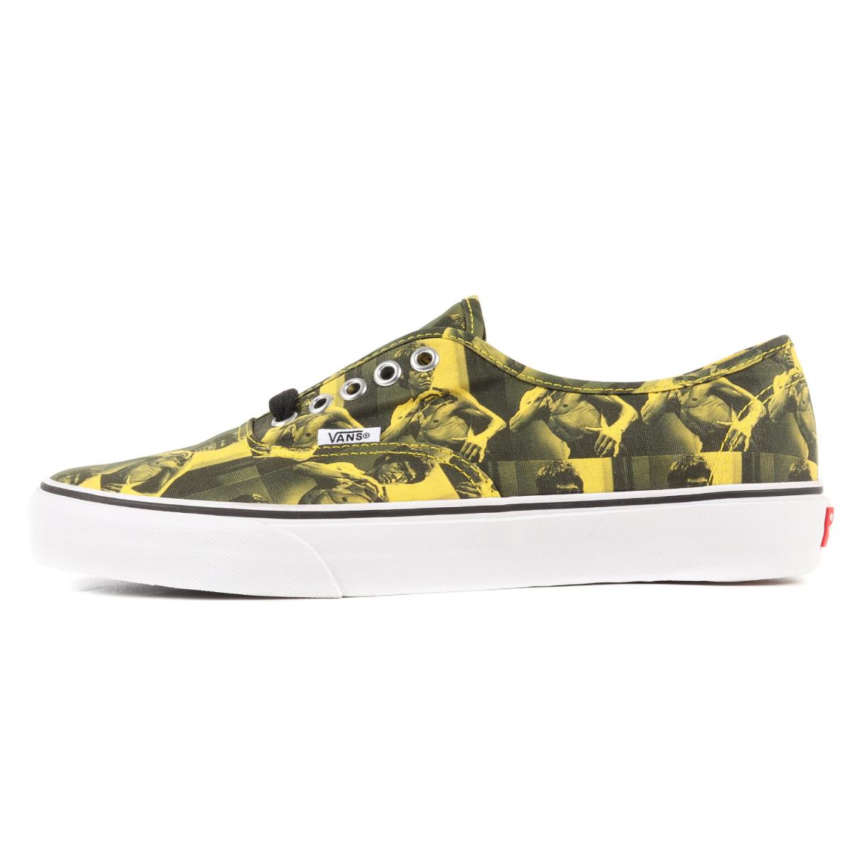 Supreme シュプリーム Bruce Lee VANS AUTHENTIC ブルース・リーモデル 13AW バンズ オーセンティック イエロー US9.5(27.5cm) 靴 スニーカー コラボ 【メンズ】【K3469】