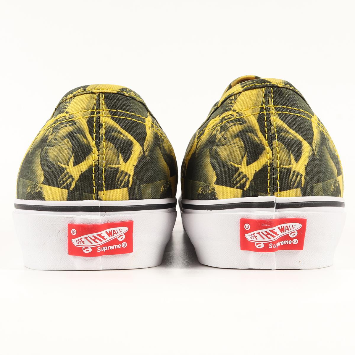 Supreme シュプリーム Bruce Lee VANS AUTHENTIC ブルース・リーモデル 13AW バンズ オーセンティック イエロー US9.5(27.5cm) 靴 スニーカー コラボ 【メンズ】【K3469】