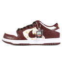 Supreme シュプリーム サイズ:26.5cm NIKE SB DUNK LOW OG QS DH3228-103 21SS ナイキ SB ダンク ロー OG ホワイト バークルートブラウン US8.5 ローカット スニーカー コラボ シューズ 靴 【メンズ】【K3991】