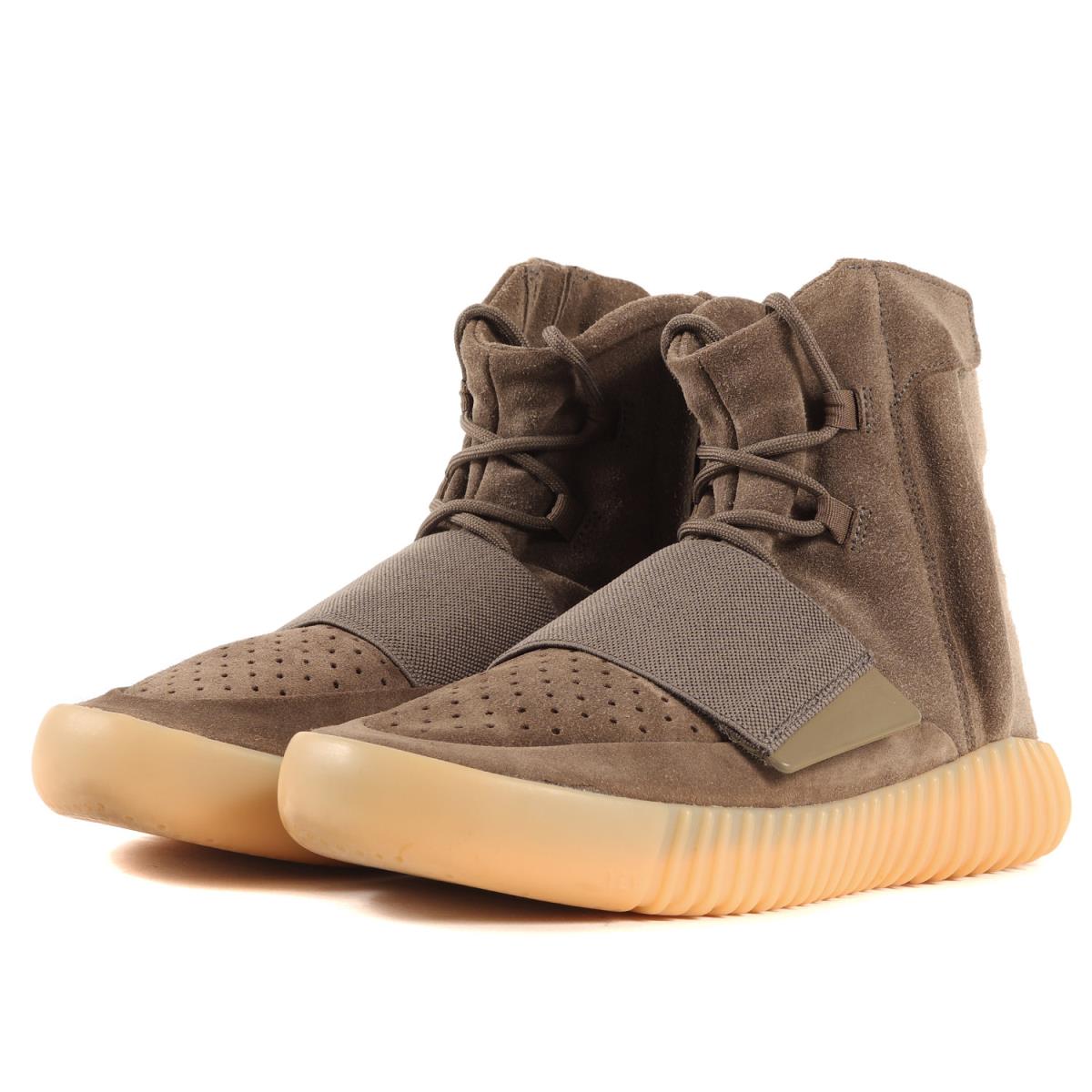 adidas アディダス YEEZY BOOST 750 LIGHT BROWN BY2456 イージーブースト ライトブラウン ガム US9(27cm) スニーカー 【メンズ】【中古】【美品】【K3462】