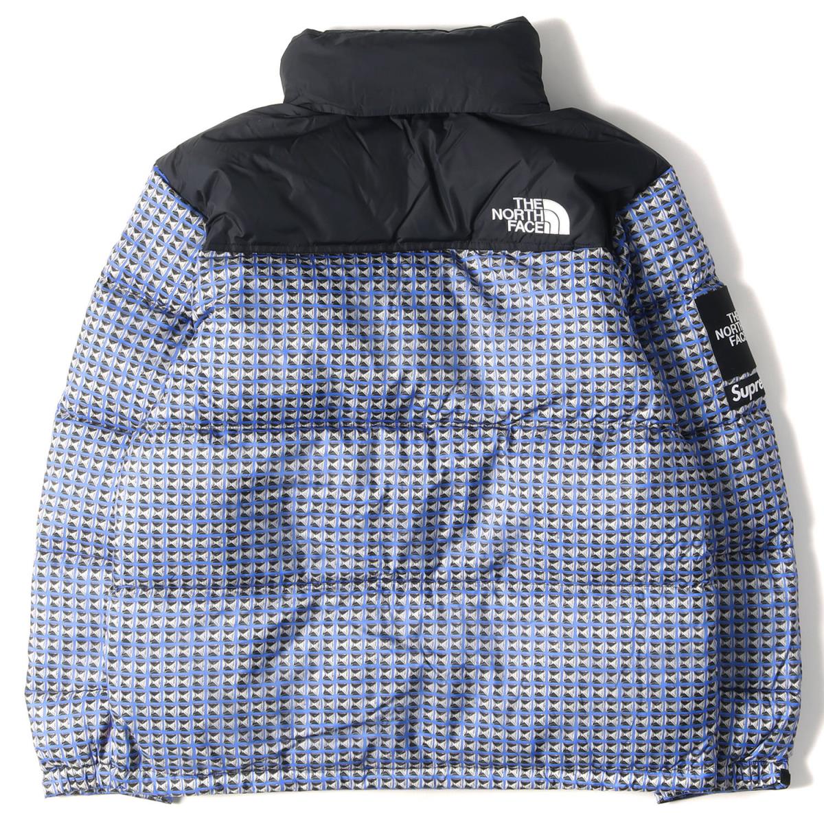 Supreme シュプリーム ジャケット THE NORTH FACE ノースフェイス スタッズ 柄 ヌプシ ダウンジャケット Studded Nuptse Jacket 21SS ロイヤル S アウター ブルゾン 【メンズ】【K3358】