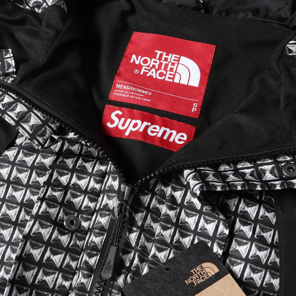 Supreme シュプリーム THE NORTH FACE ノースフェイス ジャケット マウンテンパーカー Studded Mountain Light Jacket 21SS ブラック 黒 S アウター ブルゾン コラボ 【メンズ】【K3453】