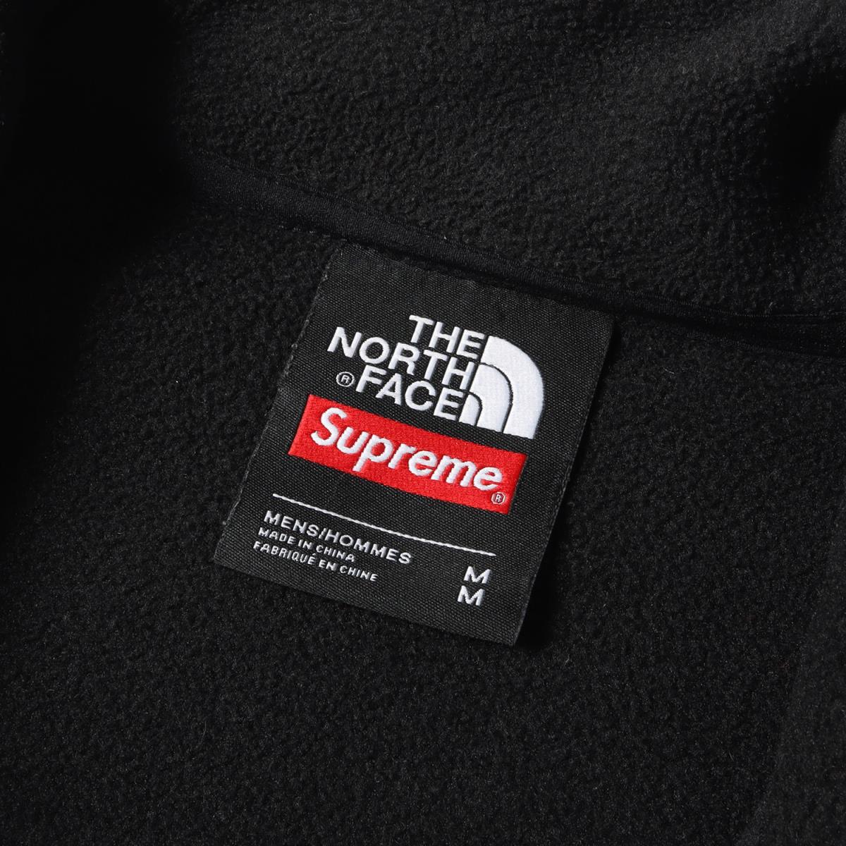 Supreme シュプリーム ジャケット THE NORTH FACE ノースフェイス 星条旗 フリースジャケット Expedition Fleece Jacket ブラック 黒 M アウター ブルゾン 【メンズ】【中古】【K3455】