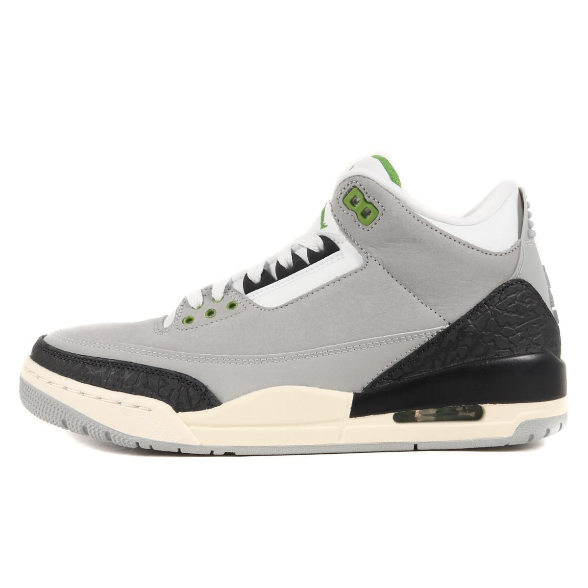 NIKE ナイキ AIR JORDAN 3 RETRO CHLOROPHYLL (136064-006) エアージョーダン 3 クロロフィル スモークグレー US9(27cm) スニーカー 【メンズ】【K3503】