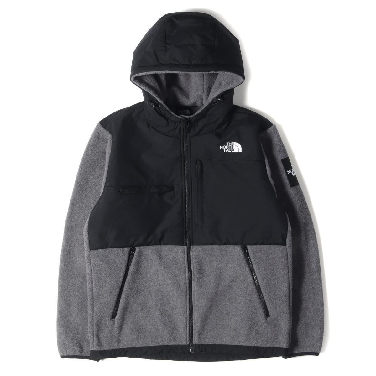 THE NORTH FACE ノースフェイス ジャケット デナリ フーディ フリースジャケット Denali Hoodie 21AW ミックスグレー(Z) M アウター ブルゾン 【メンズ】【中古】【美品】【K3468】